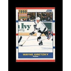 1990 Record Setter Score Wayne Gretzky #347 Hockey Card wow! Prestine Condition